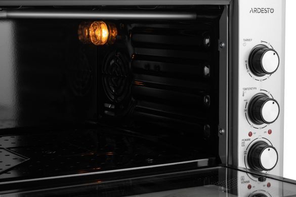 Електрична міні-піч ARDESTO MEO-S40FGG - 1300Вт/40 л./конвекція/таймер/подвійне скло/сіра (357119) MEO-S40FGG фото