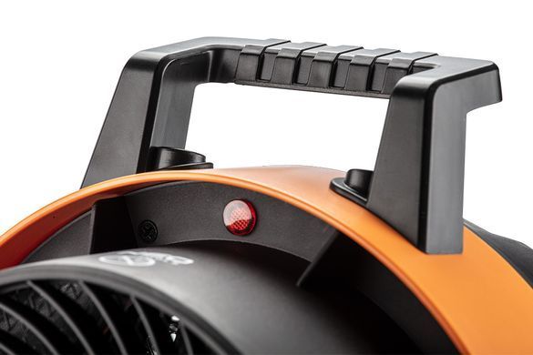 Теплова гармата електрична Neo Tools , 2в1 з функцією вентилятора, 2.4кВт, 35-50м кв, 460м куб/год, цифрове регулювання, чорний (330960)