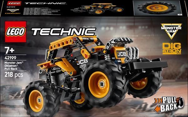 Конструктор LEGO Technic Monster Jam DIGatron с инерционным двигателем 218 деталей (42199)