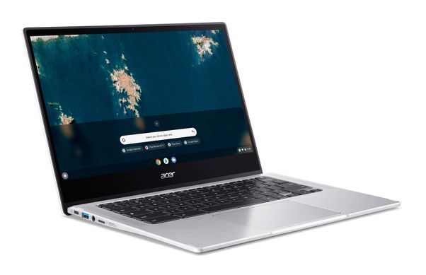 Acer Ноутбук Chromebook Spin CP314-1HN 14" FHD IPS, Intel C N4500, 8GB, F128GB, UMA, ChromeOS, сріблястий (373207) NX.AZ3EU.001 фото