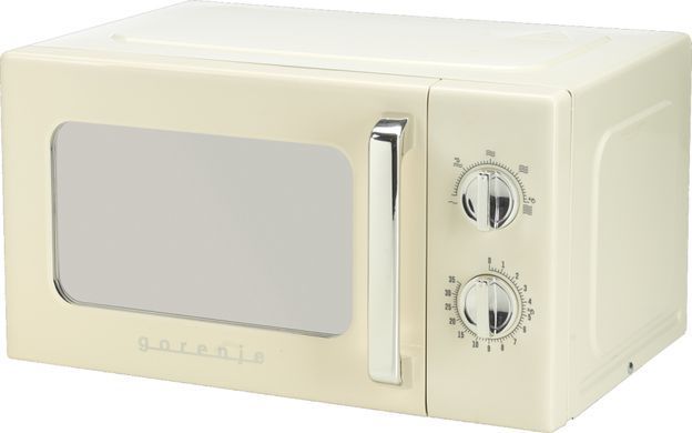 Мікрохвильова піч Gorenje, 20л, мех. керув., 700Вт, гриль, бежевий (390667) MO20E1HRL фото
