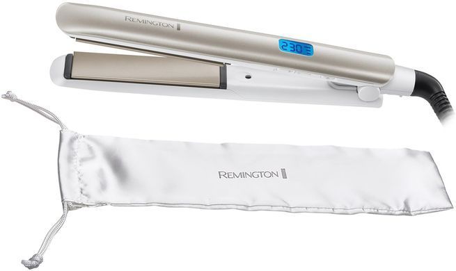 Remington Випрямляч Hydraluxe, 55Вт, темп.режимів-9, 150-230С, дисплей, кераміка, білий (333183) S8901 фото