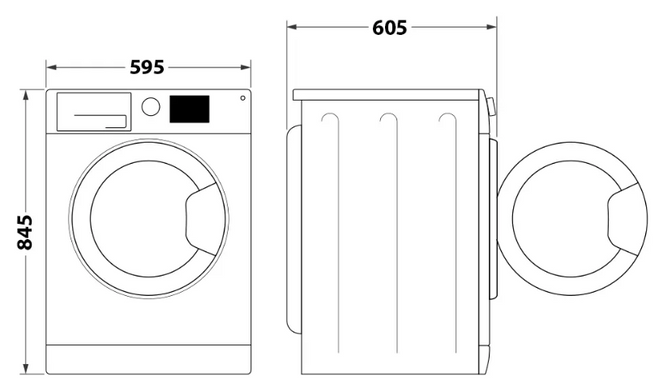 Пральна машина автоматична Whirlpool FFB 10469 BV UA (6857177) 869991661300 фото