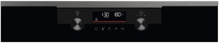 Electrolux Духова шафа електрична, 72л, A+, пара, дисплей, конвекція, піроліз, телескопічні напрямні, чорний KODDP77H фото