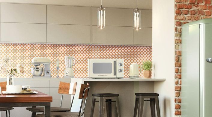 Мікрохвильова піч Gorenje, 20л, мех. керув., 700Вт, гриль, бежевий (390667) MO20E1HRL фото