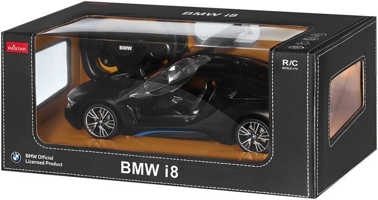 Машинка Rastar BMW i8 1:14 Черный