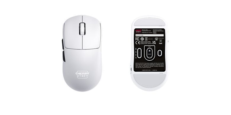 Cherry Xtrfy Мышь M68 PRO, 8K, WL/USB-A, RGB, белый CX-M68W-PRO-WHITE фото