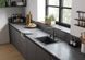 Мийка кухонна Hansgrohe S52, граніт, прямокутник, без крила, 550х490х190мм, чаша - 1, врізна, S520-F510, чорний графіт (355337)