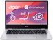 Acer Ноутбук Chromebook Spin CP314-1HN 14" FHD IPS, Intel C N4500, 8GB, F128GB, UMA, ChromeOS, сріблястий (373207) NX.AZ3EU.001