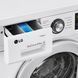 Пральна машина LG фронтальна, 6.5кг, 1200, A+++, 44см, дисплей, пара, інвертор, білий F2J3WS2W