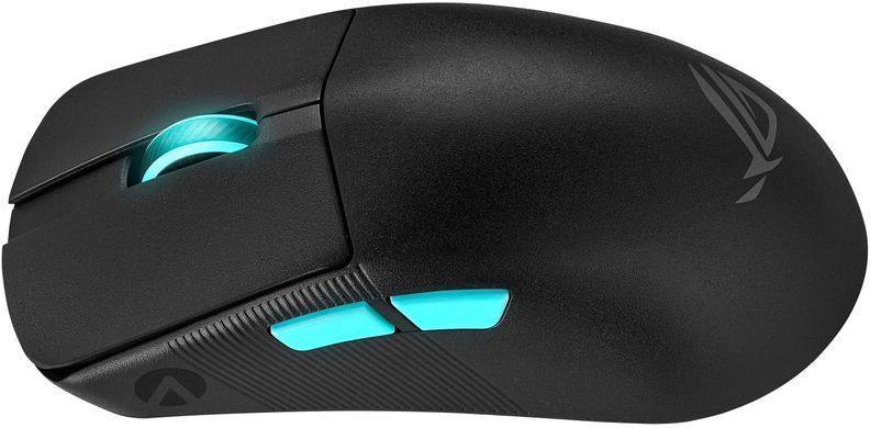 ASUS Миша ROG Harpe Ace Aim Lab Edition, RGB, USB-A/WL/BT, чорний (360910) 90MP02W0-BMUA00 фото