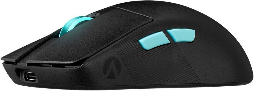 ASUS Миша ROG Harpe Ace Aim Lab Edition, RGB, USB-A/WL/BT, чорний (360910) 90MP02W0-BMUA00 фото