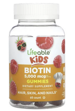 Biotin 5,000 mcg Kids - 60 gummies