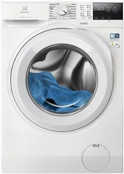 Electrolux Стиральная машина фронтальная, 8кг, 1200, A+++, 58см, дисплей, инвертор, белый EW6F2281U фото