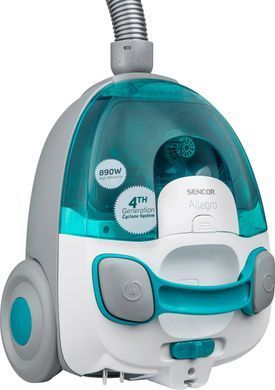 Sencor Пилосос контейнерний Allegro, 890Вт, конт пил -1,5л, НЕРА, синьо-сірий (372000) SVC511TQ-EUE2 фото