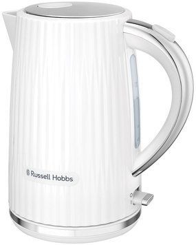 Russell Hobbs Електрочайник Eden, 1.7л, нержавіюча сталь, пластик, білий (382624) 27360-70 фото