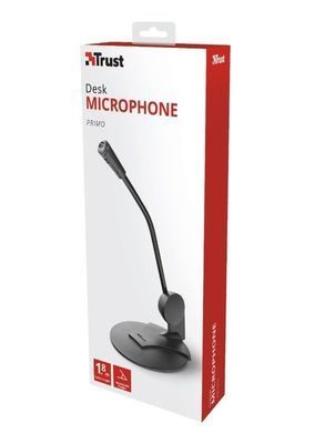 Микрофон для ПК Trust Primo Desk 3.5mm Black 21674_TRUST фото