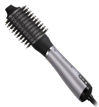 Remington Фен-щетка ProLuxe You Adaptive, 1000Вт, режимов-3, ионизиция, хол. обдув, керамика, серый AS9880 фото