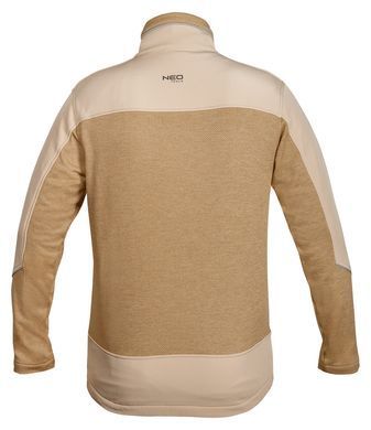 Толстовка NEO TOOLS 81-516 OUTDOOR softshell, бежева, 100% поліестер, 265 г/м&sup2;, CE L