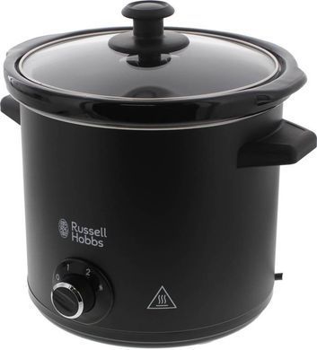 Медленноварка Russell Hobbs ChalkBoard, 200Вт, чаша-3.5л, механическое управл., нерж. сталь, черный 24180-56 фото