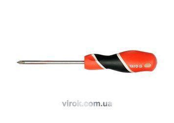 Отвертка крестовая YATO: "Philips" PH2 х 200 мм