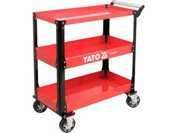 Візок майстерний YATO 3-рівневий на 4 колесах для макс. навантаж.- 150 кг 955x 880x 405 мм YT-55212 фото