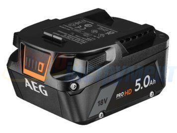 Аккумулятор для инструментов AEG: Li-Ion 18 В, 5 АГод с индикатором уровня заряда