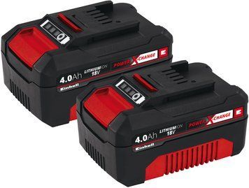 Einhell Акумулятор Twinpack 18V 4.0Ah, PXC Plus, 2шт., 1.47кг (347153)