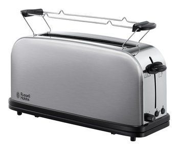 Тостер Russell Hobbs Oxford 1600Вт, длинные слоты на 4 тоста, металл, серебристый 23610-56 фото