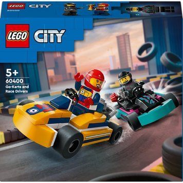 Конструктор LEGO City Картинг и гонщики