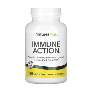 Вітаміни для імунітету Nature's Plus (Immune Action) 120 рослинних капсул