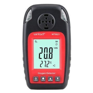 Датчик концентрації кисню O2 + термометр (0-25% VOL, 0-50 &deg;C) WINTACT WT8821