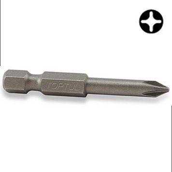 Бита магнітна TOPTUL 1/4" 50 мм PH2 Anti-Slip (під шурупокрут) FSMA0802