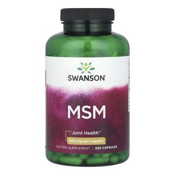 MSM 500mg - 250 caps Swanson