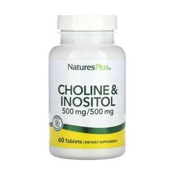 Холин и инозитол (Choline&Inositol) 500/500 мг 60 таблеток