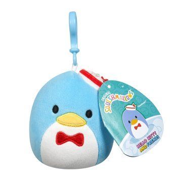 М'яка іграшка на кліпсі SQUISHMALLOWS серії "Хелоу Кітті"- ТАКСЕДО СЕМ (9 cm) SQSN00276 фото