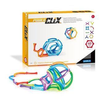 Магнитный конструктор Guidecraft PowerClix Organics, 48 деталей (G9431) dt_1285 фото