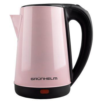 Електрочайник МЕТАЛ EKS -292SPI (метал) PINK 1,8л, 1500 Вт, дисковий GRUNHELM 129778 фото