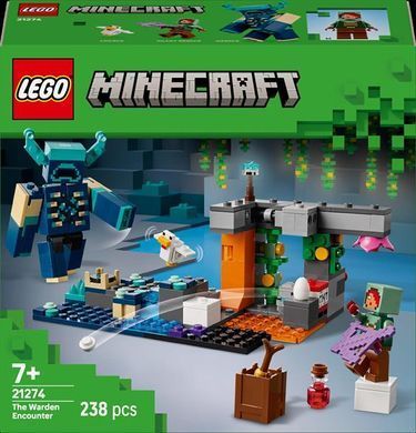Конструктор LEGO Minecraft Зустріч із Боронителем 238 деталей (21274)