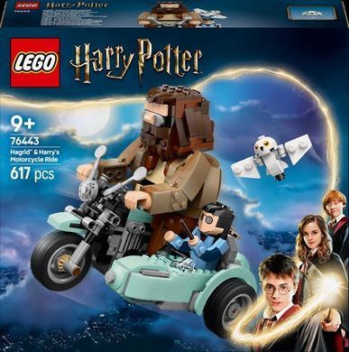 Конструктор LEGO Harry Potter Поездка Хагрида и Гарри на мотоцикле 617 деталей (76443)
