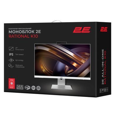ПК Моноблок 2E Rational K10 27" FHD IPS Intel i5-12400, 16Gb, F512GB, UMA, B660, кл+м, FreeDos, белый