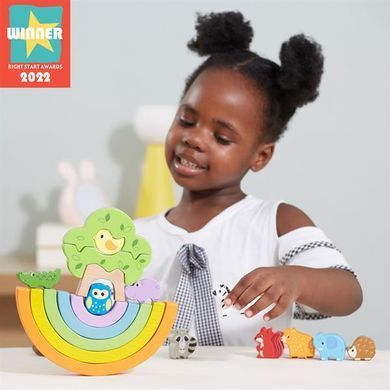 Дерев'яна гра-балансир Viga Toys Веселка (44590) dt_14338 фото