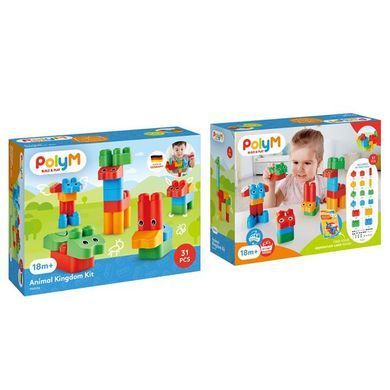 Конструктор PolyM Царство зверят 31 деталей (760004) dt_12935 фото