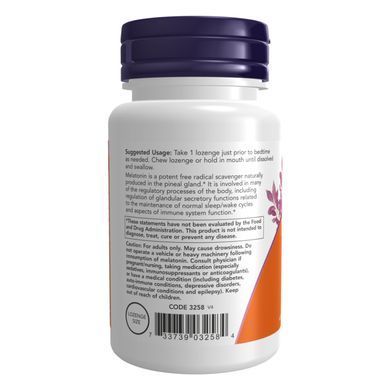 Melatonin 3mg - 180 lozenges Now Foods