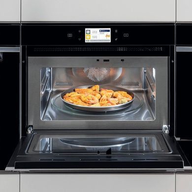 Whirlpool Микроволновая печь встраиваемая, 40л, электронное упр., 900Вт, гриль, дисплей, конвекция, черный W11IMW161 фото