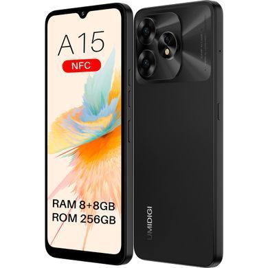 UMIDIGI Смартфон A15 (MP33) 6.7" 8/256ГБ, 2SIM, 5000мА&middot;ч, черный 6973553523095 фото
