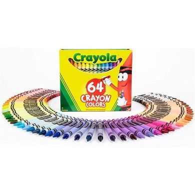 Набір воскової крейди Crayola Crayons 64 кольри (52-6448) dt_28904 фото