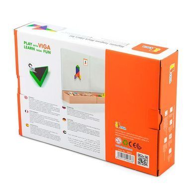 Магнітний танграм для дошок Viga Toys 35 ел. (50643FSC) dt_13132 фото