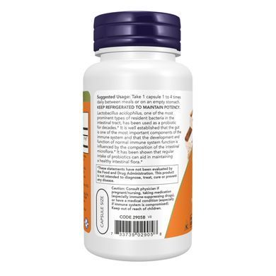 Acidophilus Two Billion - 100 vcaps Now Foods