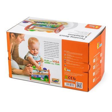 Деревянная стучалка Viga Toys Шарики и ксилофон (50348) dt_515 фото